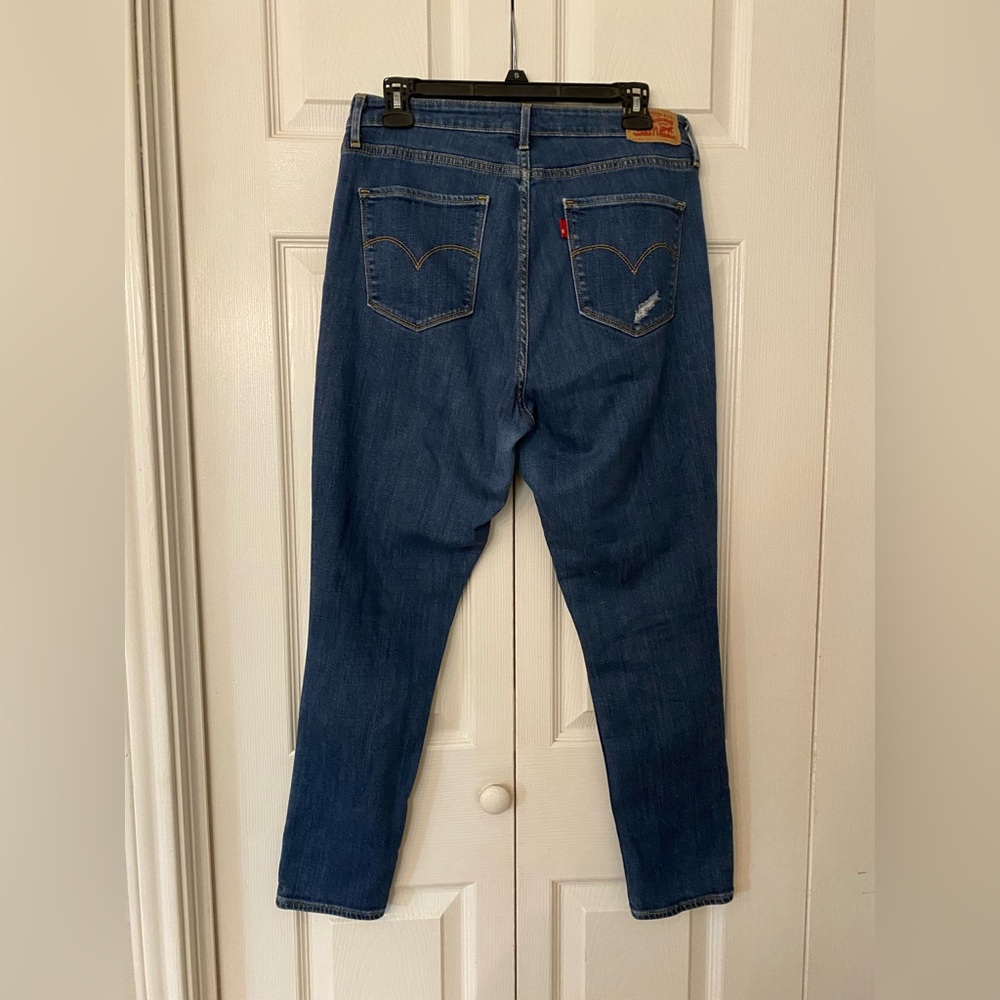 LEVIS 721 High Rise Skinny Distressed Jeans 31 - Picture 4 of 4